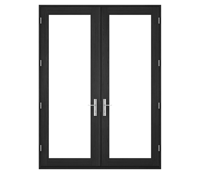 Pella Reserve Contemporary Wood Hinged Patio Door in Billings